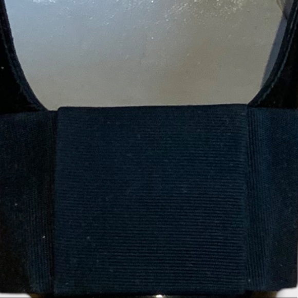 VTG 1960’s Bravo Browns Black Patent Kitten Heels with Silk Bows Size 8.5 - Picture 9 of 13